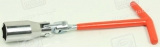 Ключ свічковий, Т-ручка, посилений, кований 16мм. ДК - фото