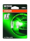 OSRAM ULTRA LIFE W5W 12V 5W W2.1x9.5d 2шт - фото
