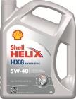  SHELL Helix HX8 SAE 5W-40 SN/CF 4л - фото