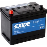 Акумулятор Exide 6СТ-70 Аз EXCELL EB705 70Ah-12v (266х172х223),L,EN540 - фото