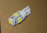 Лампа LED 2шт T10 5SMD  W5W 12V WHITE  TEMPEST - фото