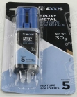 Клей для металу шприц 30г Epoxy-Metal AXXIS - фото