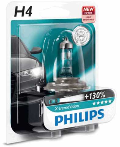 Лампа  PHILIPS H4 12V 60/55W 12342XV+B1