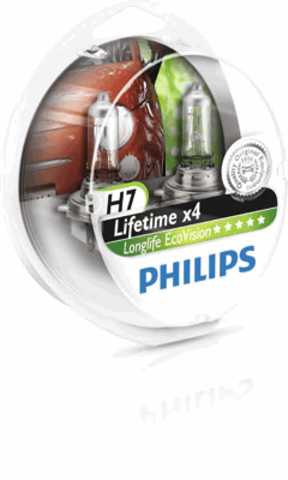 Лампа  PHILIPS H7 12V 55W 12972LLECOS2