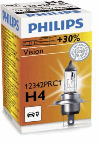 Лампа  PHILIPS H4 12V 60/55W 12342PRC1