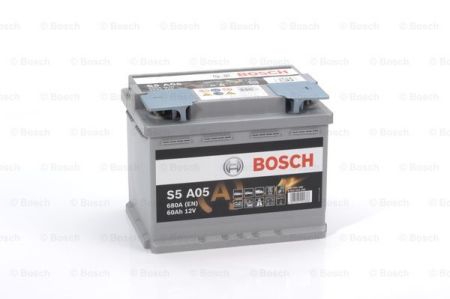 Акумулятор   60Ah-12v BOSCH AGM (S5A05) (242х175х190),R,EN680