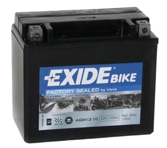 Акумулятор EXIDE AGM12-10 AGM 10Ah 150A