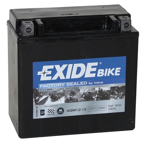 Акумулятор EXIDE AGM12-12 AGM 12Ah 200A