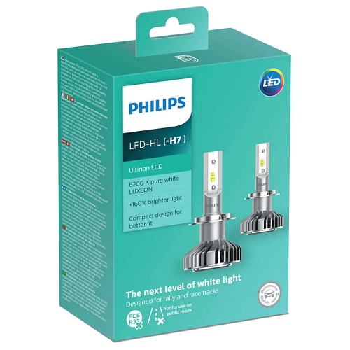 Лампа LED H7 Ultinon +160 14W 6200K Philips