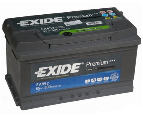 Акумулятор Exide 6СТ-85 АзE PREMIUM EA852 85Ah-12v (315х175х175),R,EN800
