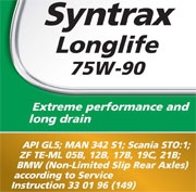 Castrol Syntrax Longlife 75W-90 1л