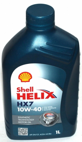  SHELL Helix HX7 SAE 10W-40 1л