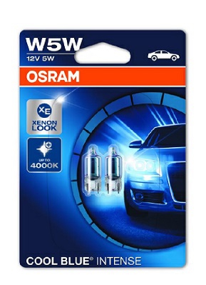 OSRAM COOL BLUE INTENSE W5W 12V 5W W2.1x9.5d 2шт