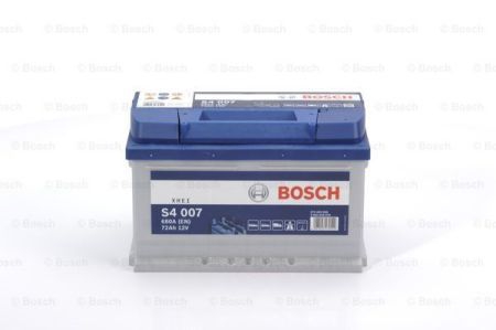 Акумулятор   72Ah-12v BOSCH (S4007) (278x175x175),R,EN680