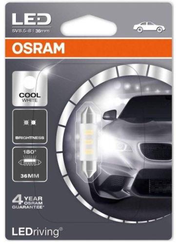 Лампа OSRAM LED Standard C5W 12V 0,5W  SV8.5-8 6000K 1шт 36mm