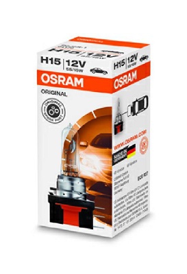 OSRAM ORIGINAL LINE 12B H15 12V 55/15W PGJ23t-1 1шт
