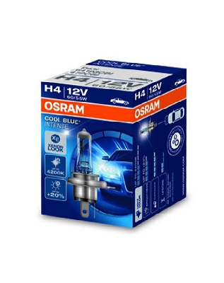 OSRAM COOL BLUE INTENSE H4 12V 60/55W P43t 1шт