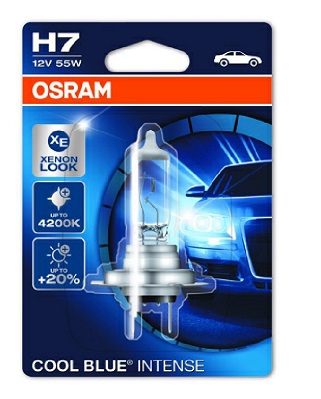 OSRAM COOL BLUE INTENSE H7 12V 55W PX26d 1шт