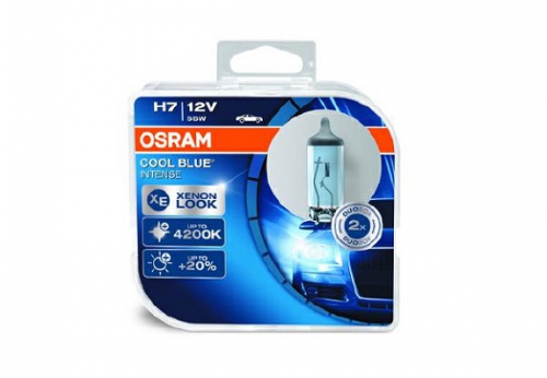 OSRAM COOL BLUE INTENSE H7 12V 55W PX26d 2шт