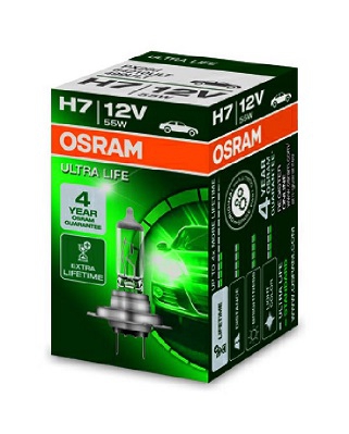 OSRAM ULTRA LIFE H7 12V 55W PX26d 1шт