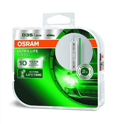 OSRAM XENARC ULTRA LIFE D3S 42V 35W PK32d-5 3200lm 4300K 2шт