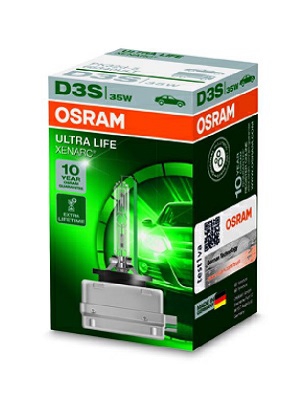 OSRAM XENARC ULTRA LIFE D3S 42V 35W PK32d-5 3200lm 4300K 1шт
