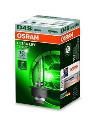 OSRAM XENARC ULTRA LIFE  D4S 42V 35W P32d-5 3200lm 4300K 1шт