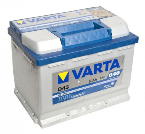 VARTA 6СТ-60 Аз Blue Dynamic (D43) 560 127 054
