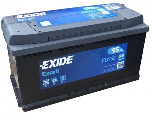 Акумулятор Exide 6СТ-95 АзE EXCELL EB950 95Ah-12v (353х175х190),R,EN800