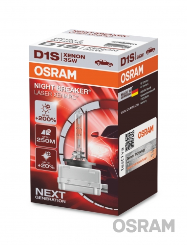 OSRAM D1S 85V 35W PK32D-2 XENARC® NIGHT BREAKER® LASER +200%