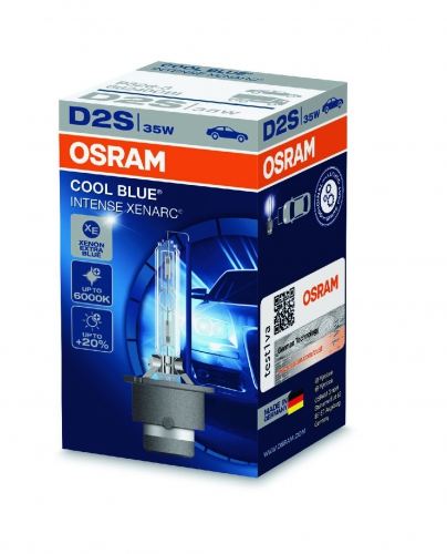 OSRAM XENARC COOL BLUE INTENSE D2S 85V 35W P32d-2 3200lm 5500K 1шт