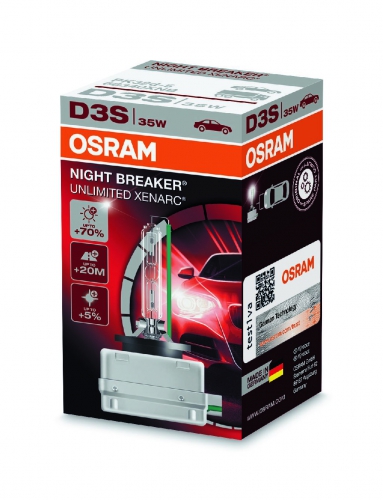 OSRAM XENARC NIGHT BREAKER UNLIMITED D3S 42V 35W PK32d-5 3200lm 4300K 1шт