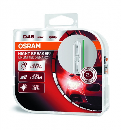 OSRAM XENARC NIGHT BREAKER UNLIMITED D4S 42V 35W P32d-5 3200lm 4300K 2шт