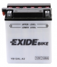 Акумулятор EXIDE YB12AL-A2 12Ah 165A - фото