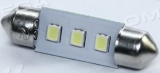 Лампа LED C5W 12V 2шт Т11x36-S8.5 (3SMD,size 3528)   WHITE  TEMPEST - фото