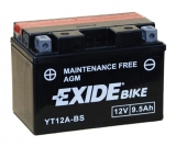 Акумулятор EXIDE YT12A-BS AGM 9,5Ah 130A - фото