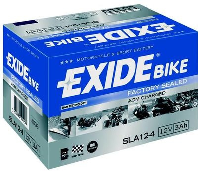 Акумулятор EXIDE AGM12-4 AGM 3Ah 50A