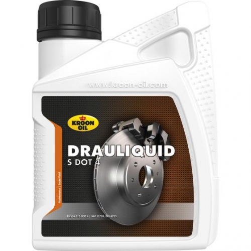 Гальмівна рідина KROON OIL Drauliquid-s DOT 4 Brakefluid KL 04206 1л