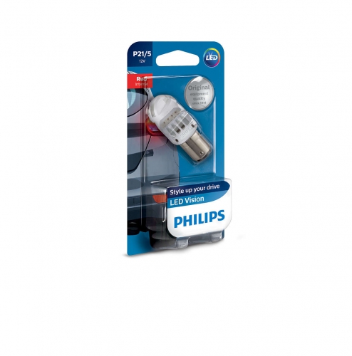Лампа  PHILIPS W21/5 12V 12835REDB1