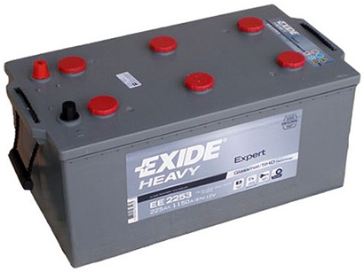 Акумулятор Exide 6СТ- 225 Аз EXPERT HVR EE2253 225Ah-12v (518х279х240),L,EN1150