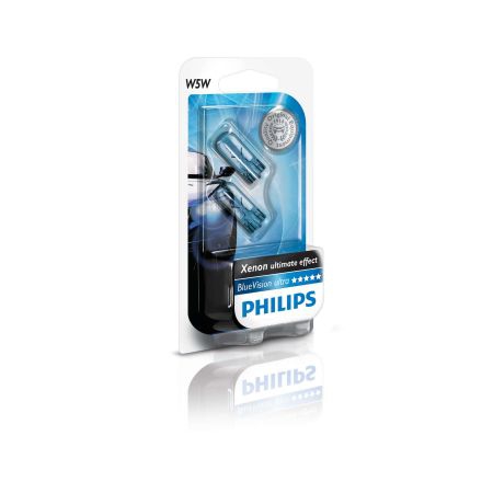 Лампа  PHILIPS W5W 12V 5W 12961BVB2
