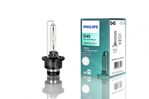 Лампа ксенонова D4S 35Вт X-tremeVision gen2 +150 more vision 4800К Philips