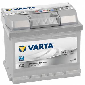 VARTA 6СТ-52 АзЕ Silver Dynamic (C6) 552 401 052