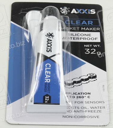 Герметик прокладок прозорий 32гр AXXIS